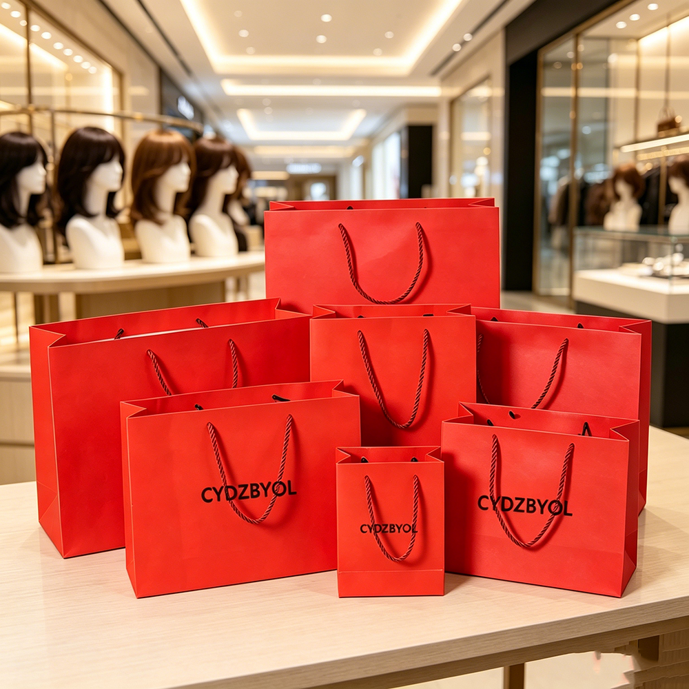 Event Party Shop - 10Pcs Custom Logo Paper Bags for
