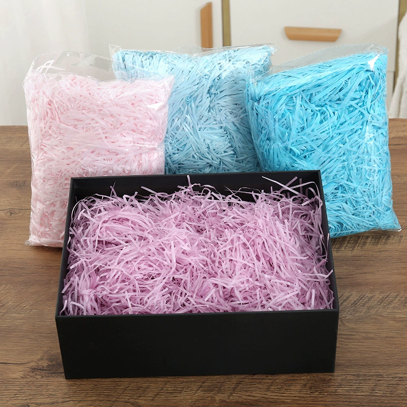 Event Party Box - 100g Colorful Shredded Crinkle Lafite Paper