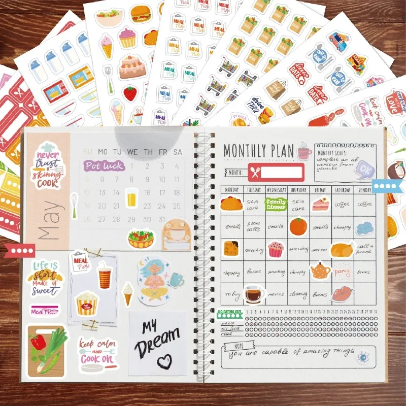 Event Support - Food Planning Stickers Stationery Decoration Stickers