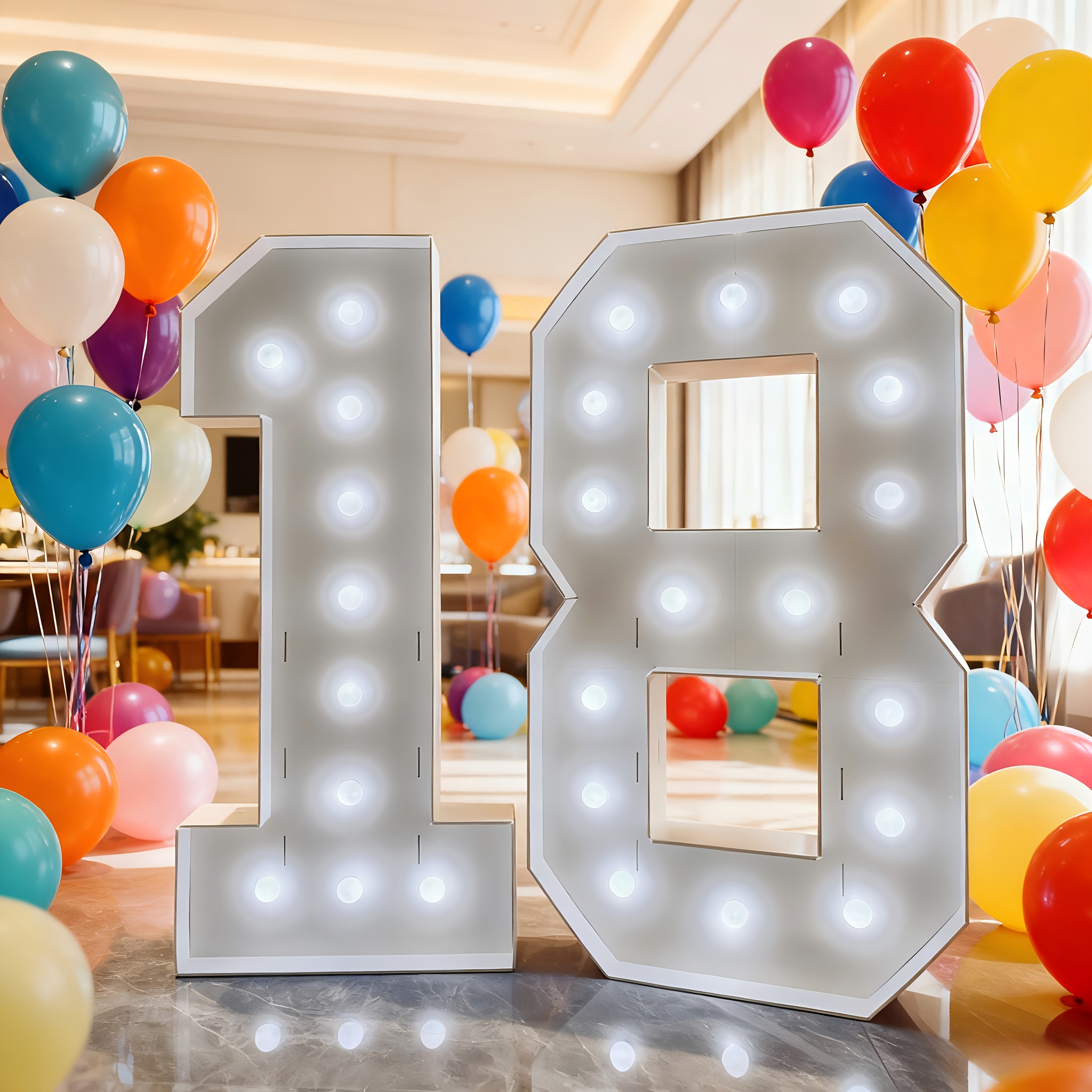 4-Foot Self-Illuminating LED N - Event & Party Supply Photos reseña y precio
