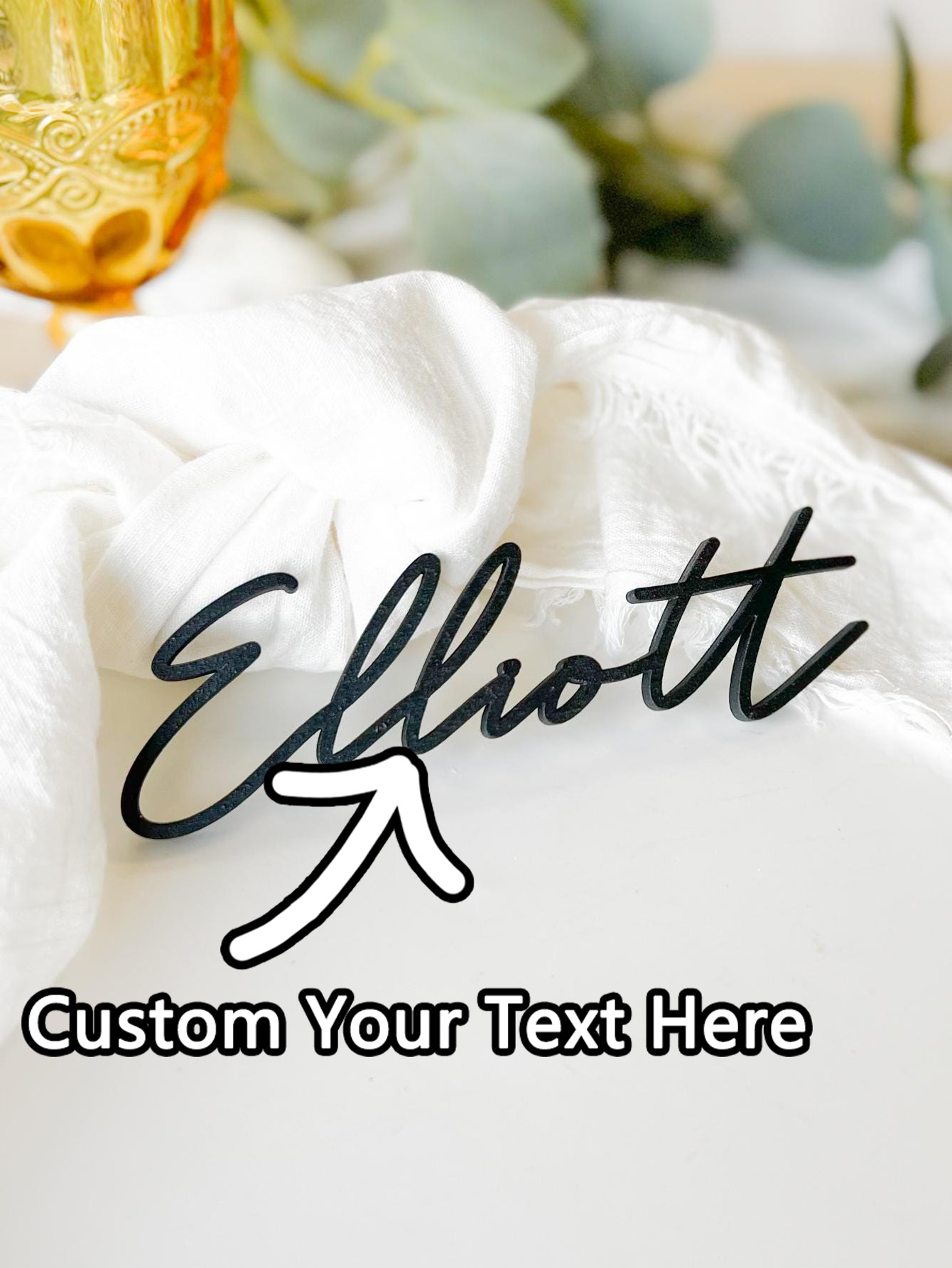 1PC Custom Seat Card - Persona - Event & Party Supply Photos reseña y precio