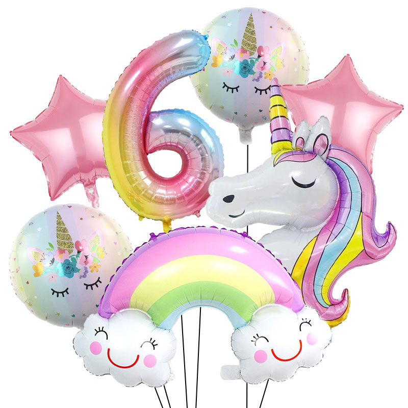 Unicorn Theme Birthday Decorat - Table Cloth Disposable reseña y precio