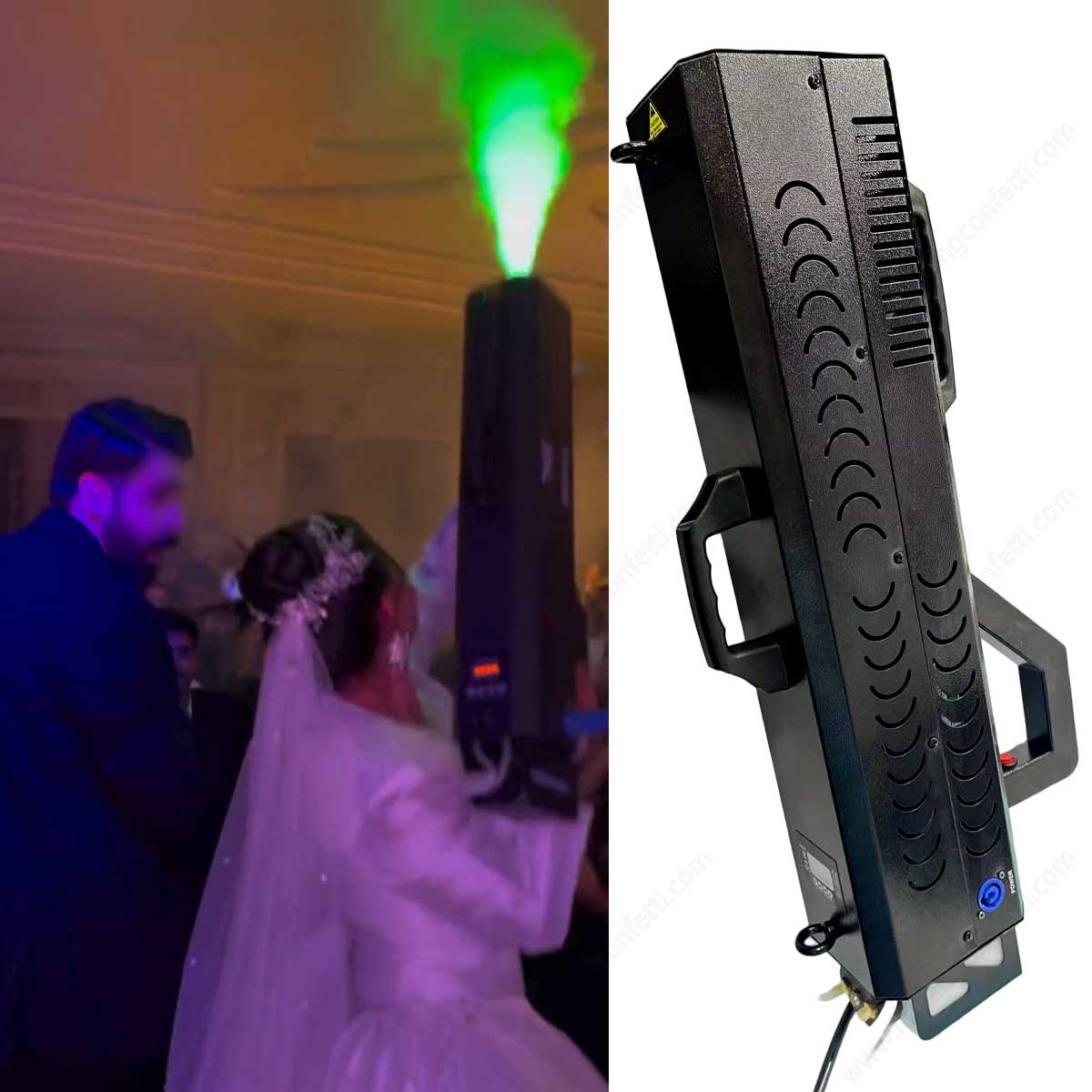 Fog Gun Machine Spray Portable - Confetti Cannon Tube reseña y precio