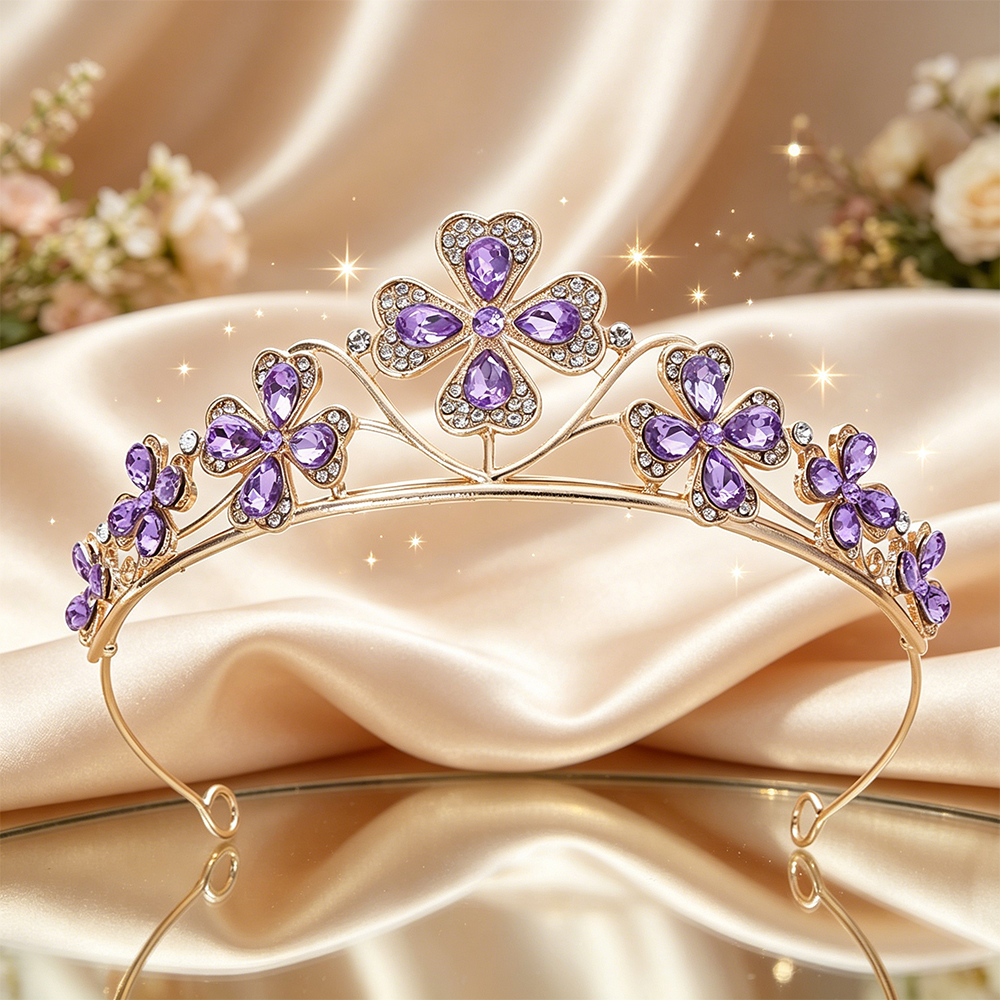 Four Leaf Clover Crystal Brida - Event & Party Supply Photos reseña y precio