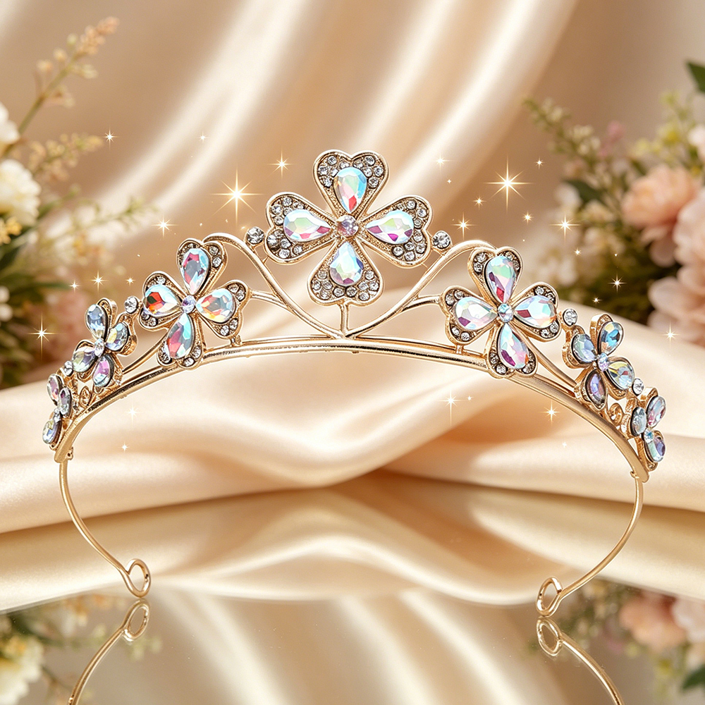 Four Leaf Clover Crystal Brida - Event & Party Supply Photos reseña y precio