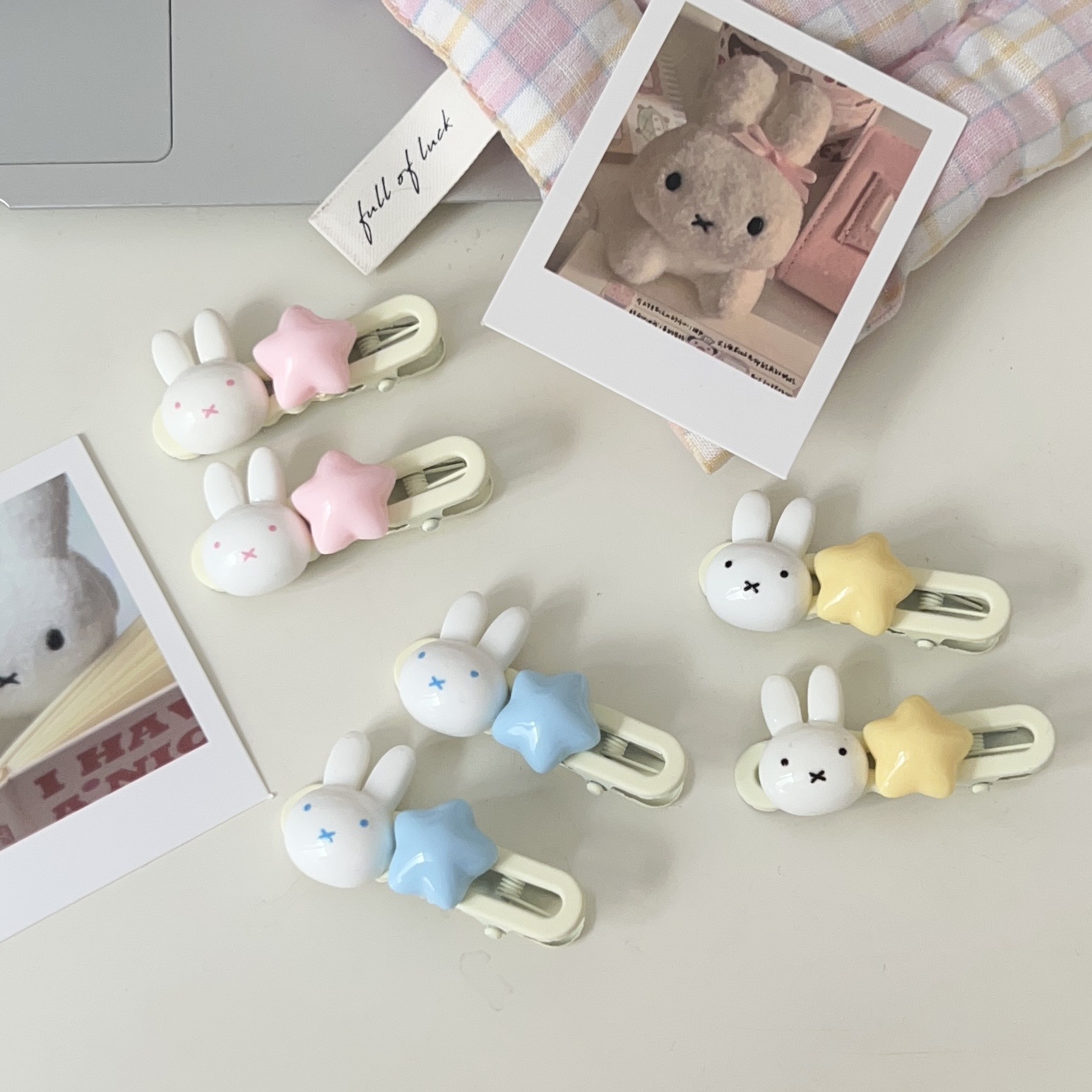 Miffy Star Hair Clip Kawaii Du - Supply Event reseña y precio