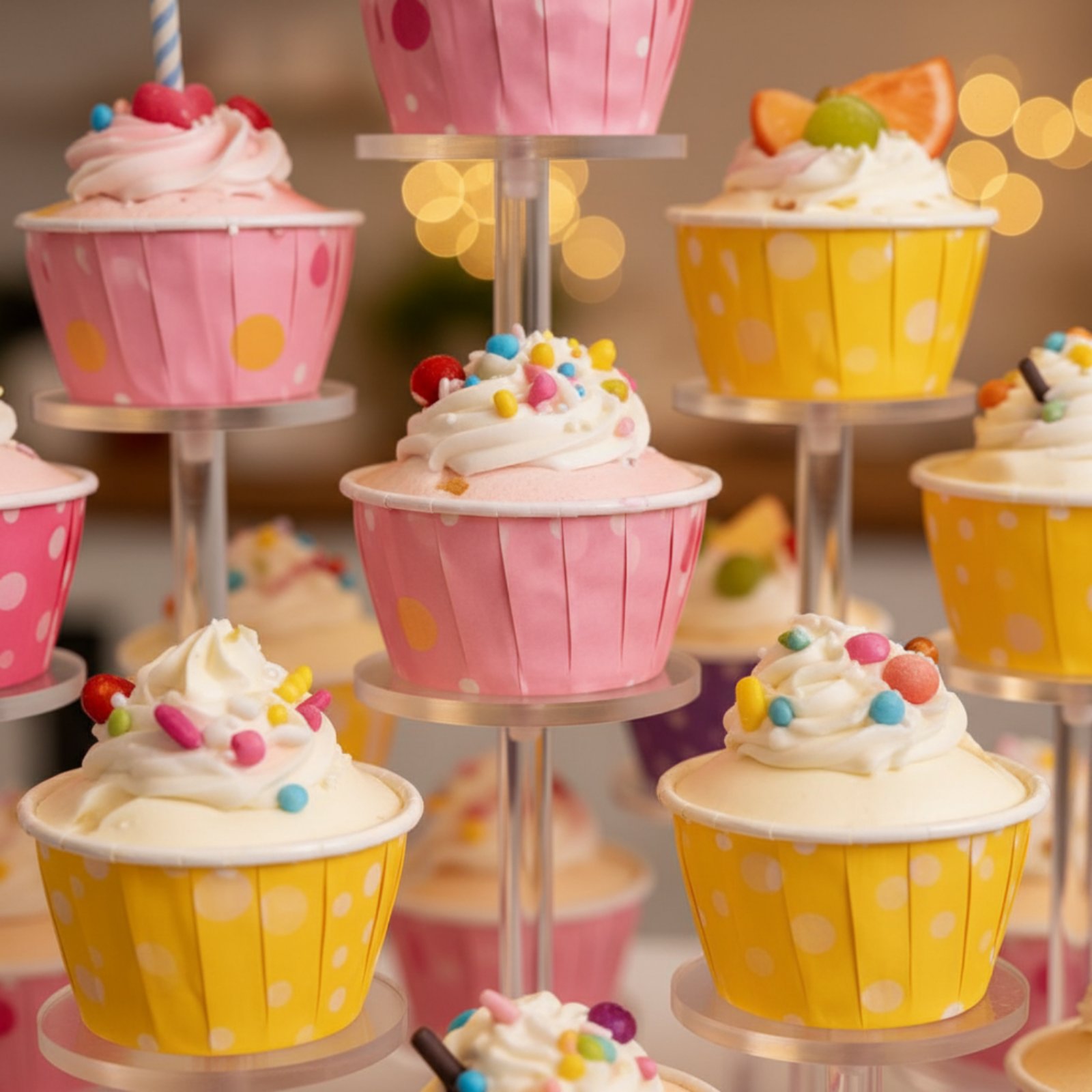 Acrylic Cupcake Stand Transpar - Cupcake Stand Tier reseña y precio