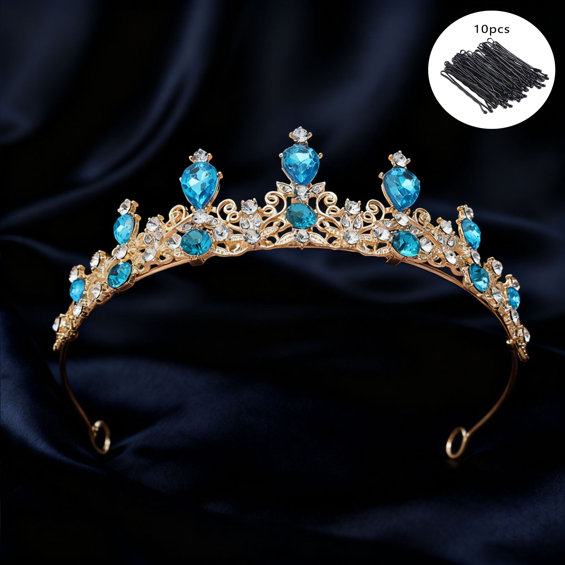 Bridal Tiara Vintage Scroll Rh - Event & Party Supply Photos reseña y precio