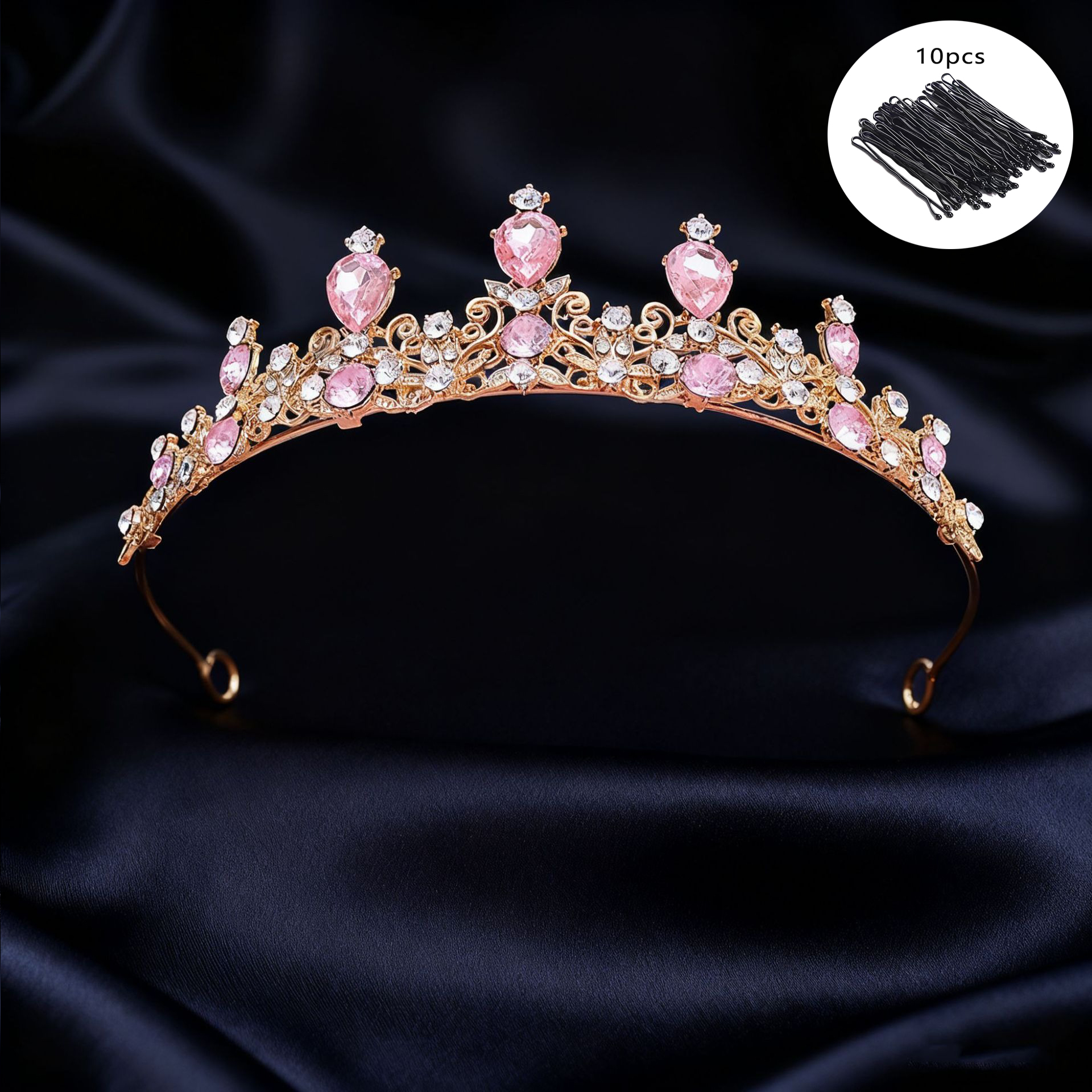 Bridal Tiara Vintage Scroll Rh - Event & Party Supply Photos reseña y precio