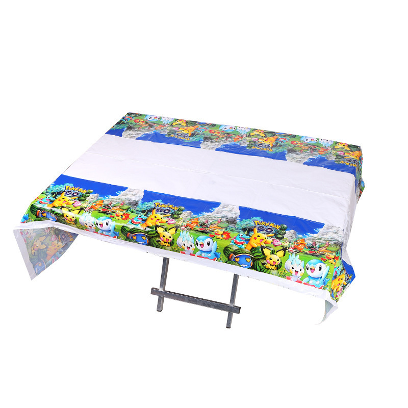 1pc Pikachu Pokemon Tablecloth - Table Cloth Disposable reseña y precio