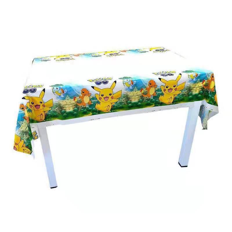 1pc Pikachu Pokemon Tablecloth - Table Cloth Disposable reseña y precio