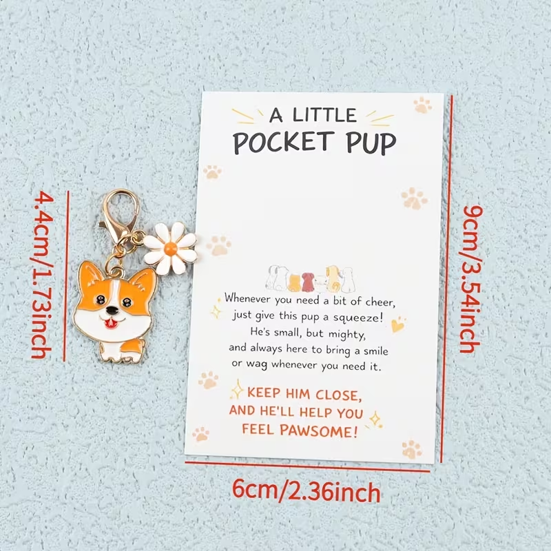10 Cute Cartoon Puppy Keychain - Event Party reseña y precio