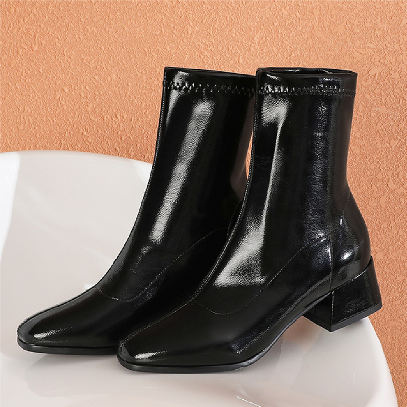 Classic White Ankle Boots for  - Eve Party reseña y precio