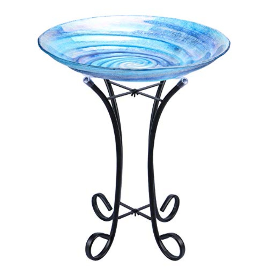 MUMTOP Outdoor Glass Birdbath  - Event Support reseña y precio