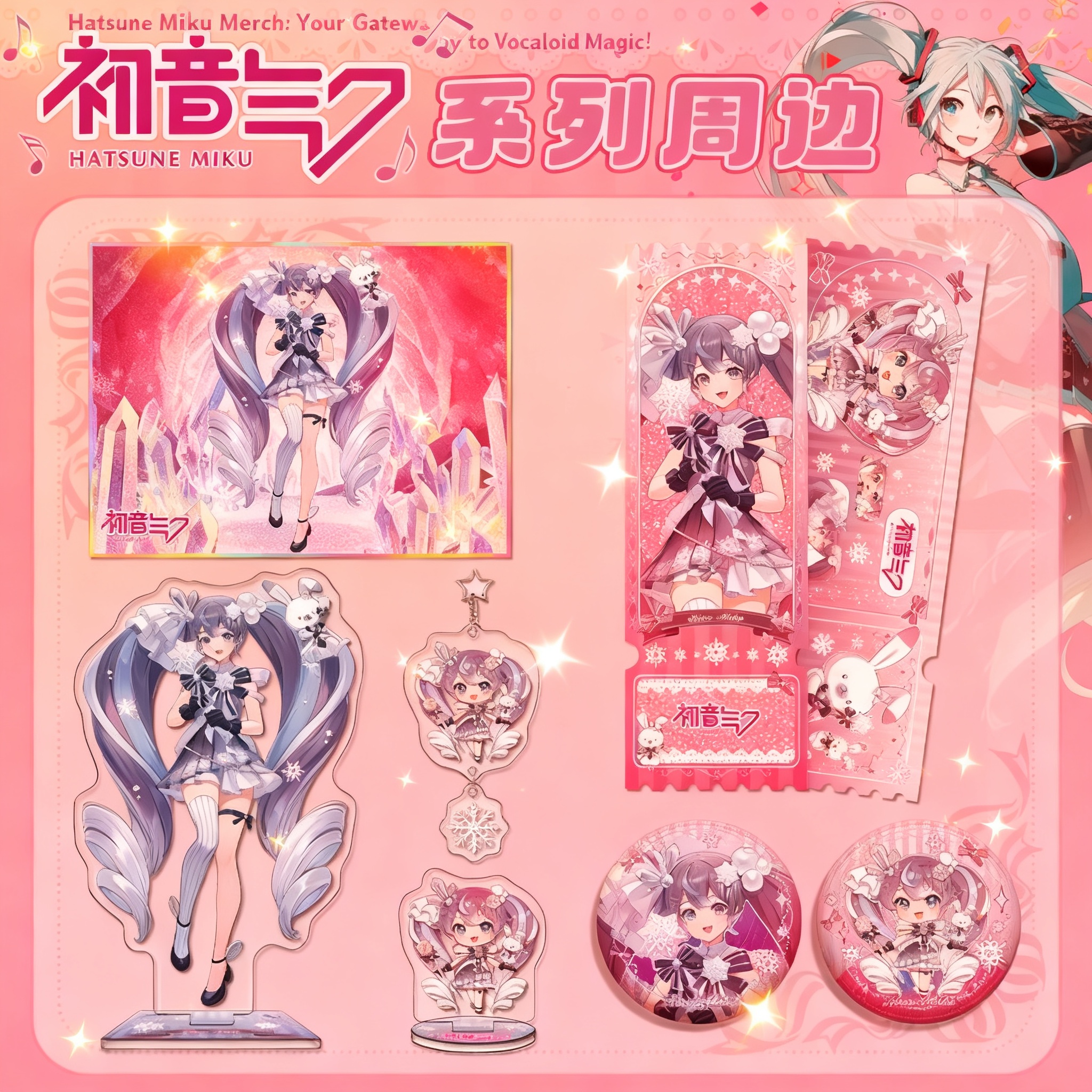 Snow Miku Future Series Acryli - Event Support reseña y precio