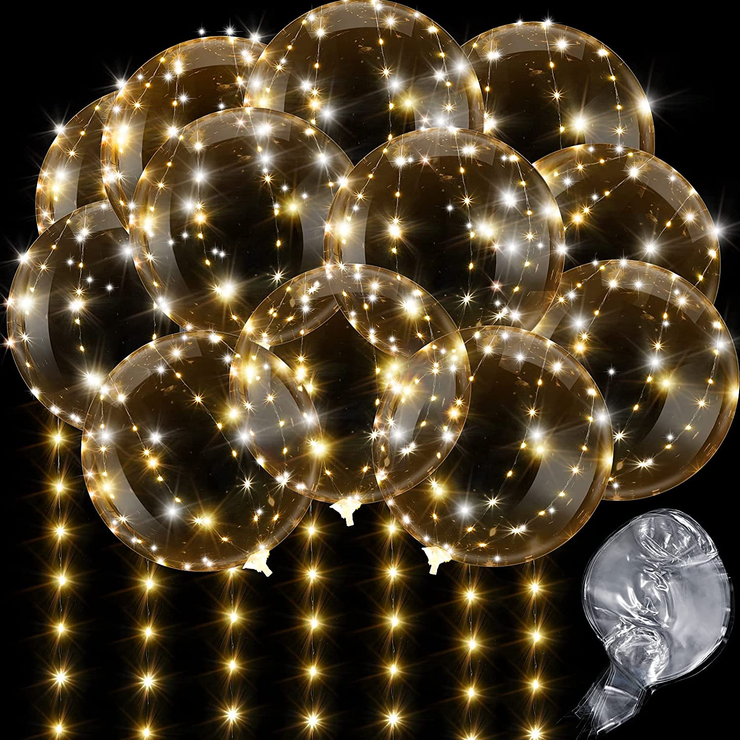 4PCS Led Balloon With Light Lu - Led Balloon Light reseña y precio