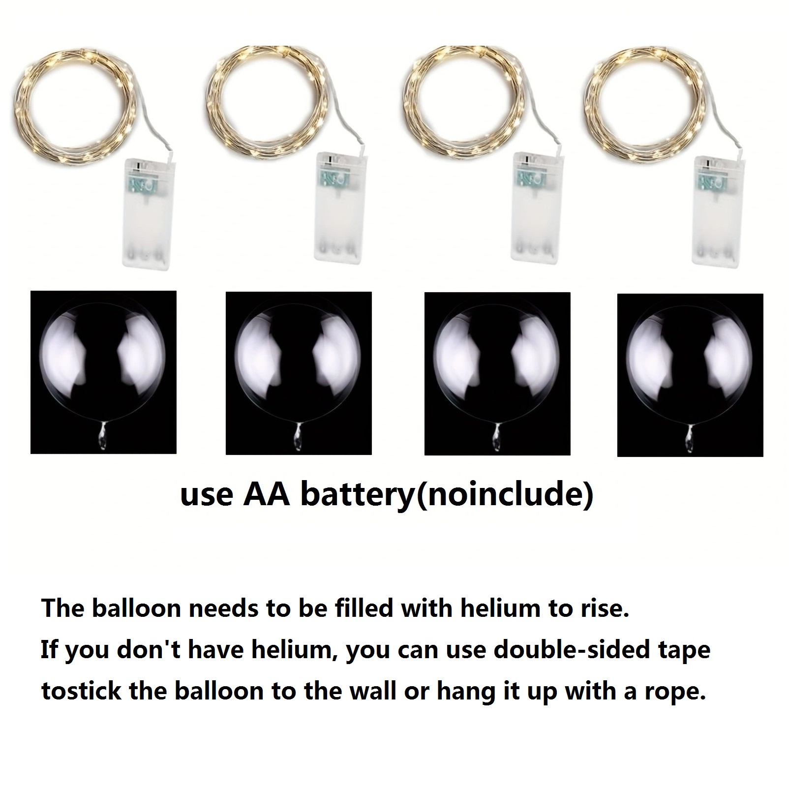 4PCS Led Balloon With Light Lu - Led Balloon Light reseña y precio