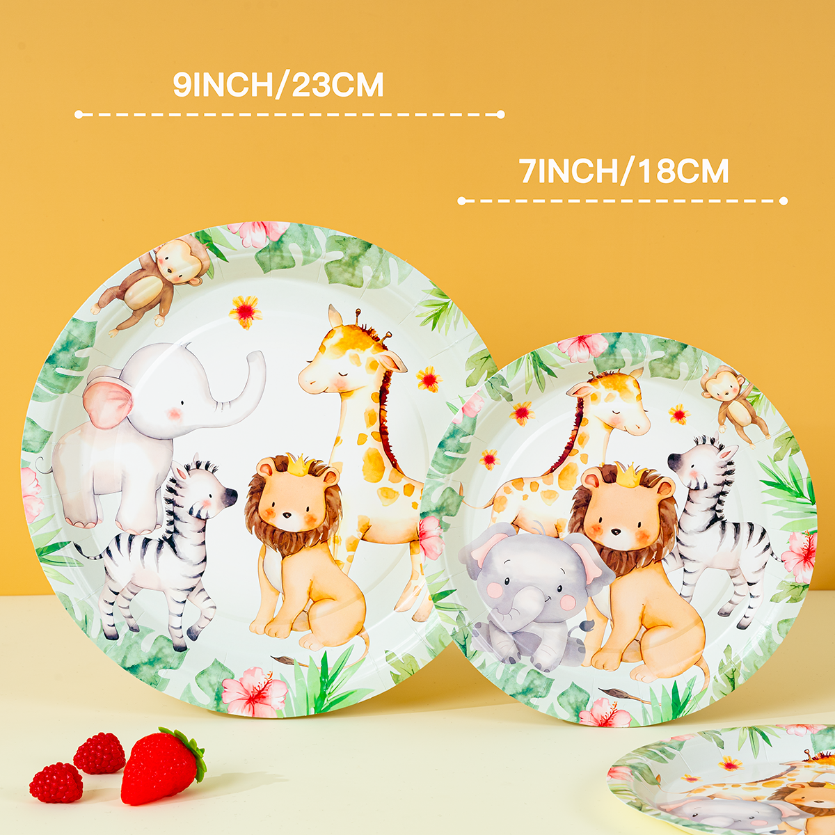 Jungle Safari Animal Paper Pla - Event Party reseña y precio