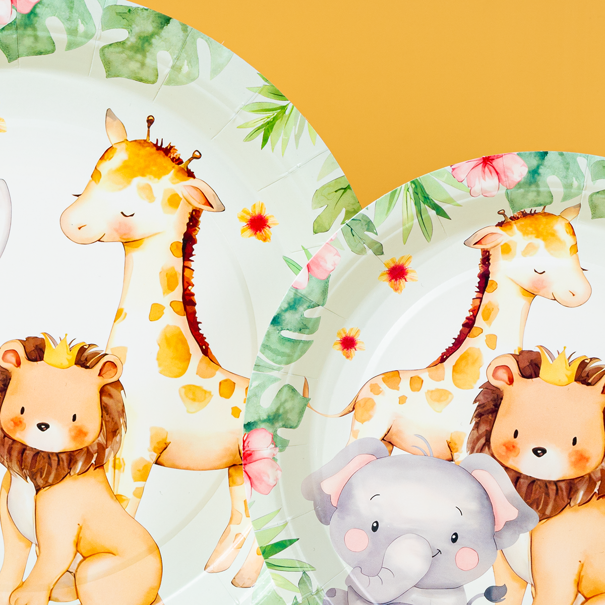 Jungle Safari Animal Paper Pla - Event Party reseña y precio