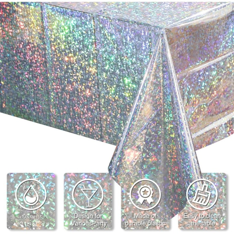 1PC Disposable Tablecloth PE W - Table Cloth Disposable reseña y precio