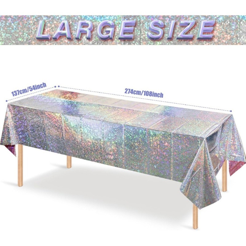 1PC Disposable Tablecloth PE W - Table Cloth Disposable reseña y precio