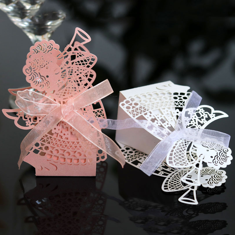 Laser Cut Candy Boxes, Angel G - Event Party Box reseña y precio