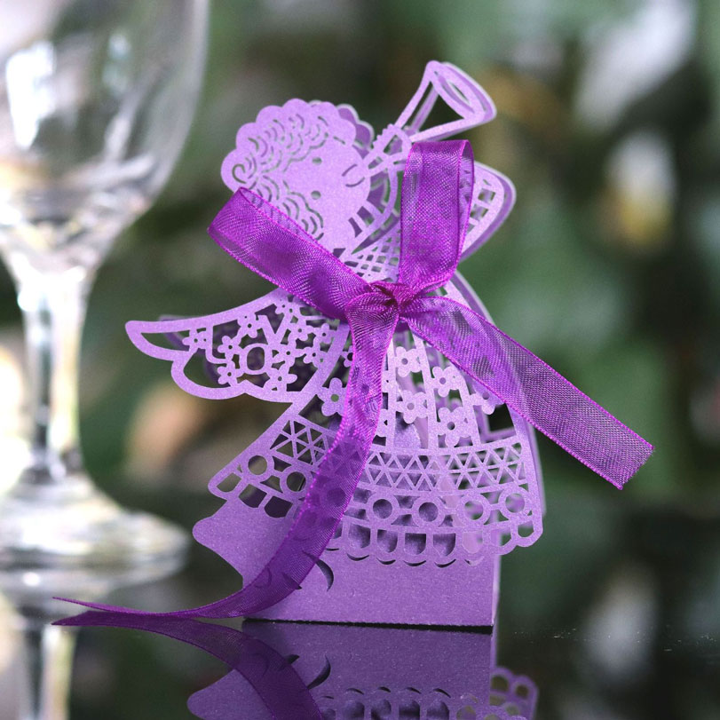 Laser Cut Candy Boxes, Angel G - Event Party Box reseña y precio