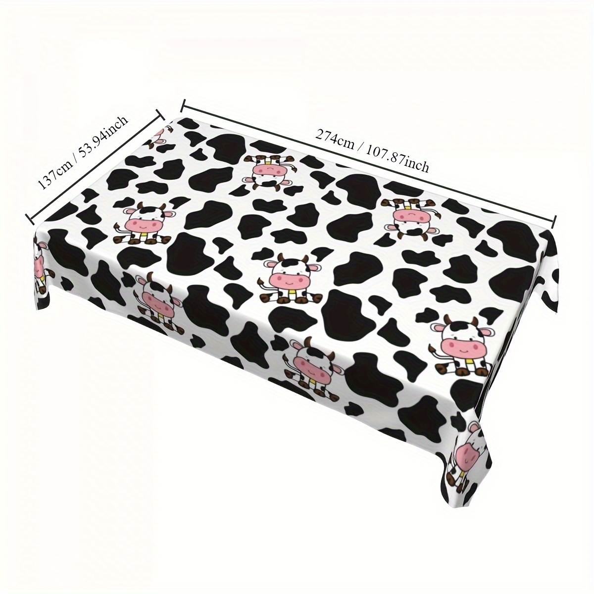 1pc Cow Farm Animal Theme Picn - Table Cloth Disposable reseña y precio