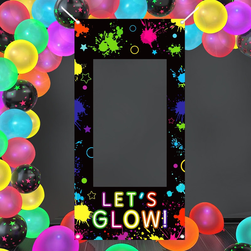 Let‘s Glow Photo Booth Frame N - Let'S Party Event Supply reseña y precio