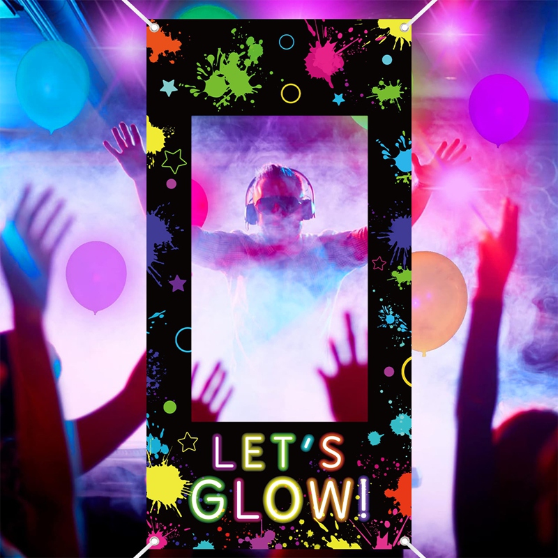 Let‘s Glow Photo Booth Frame N - Let'S Party Event Supply reseña y precio