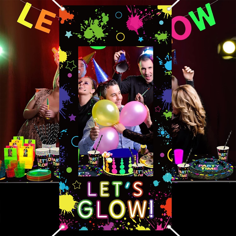 Let‘s Glow Photo Booth Frame N - Let'S Party Event Supply reseña y precio