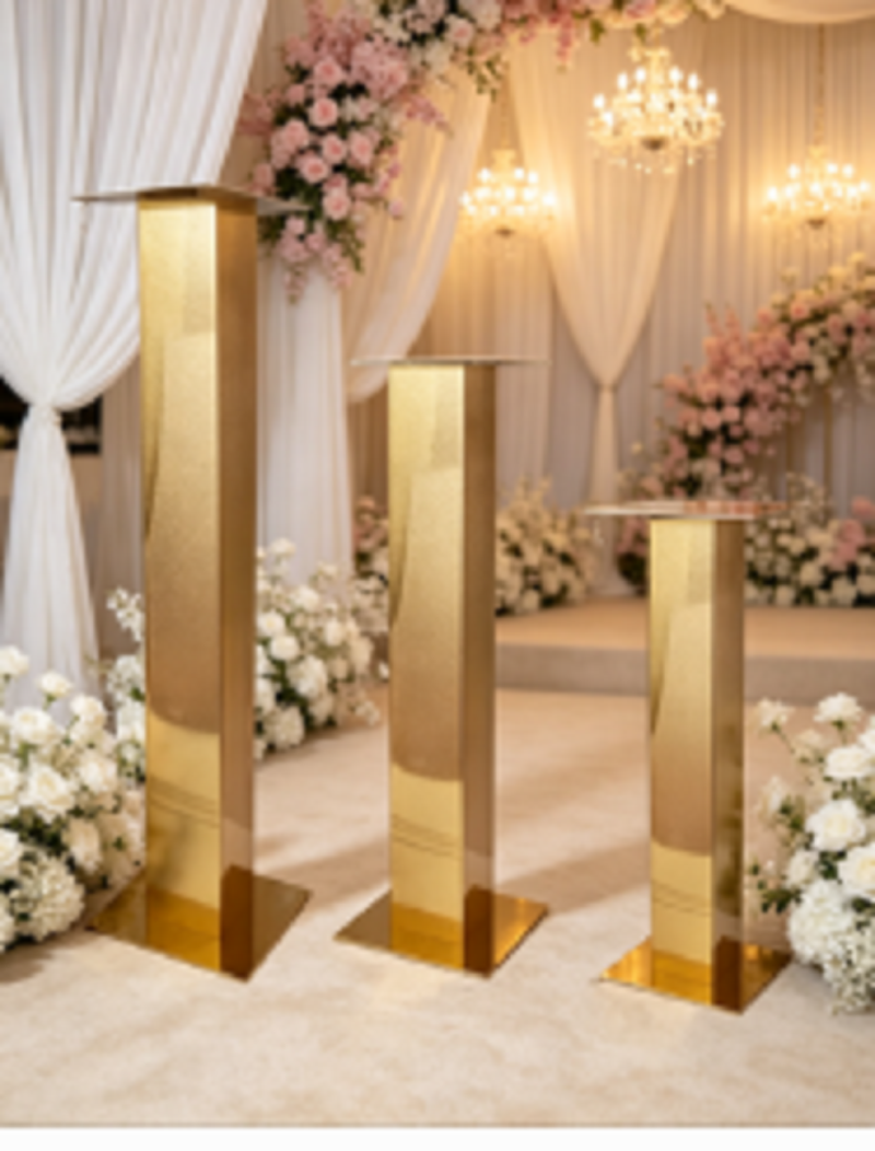 Metal Vase And Stainless Steel - Party Event Supply Store reseña y precio