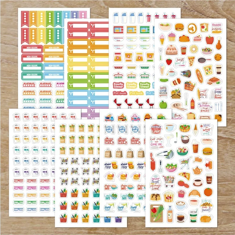 Food Planning Stickers Station - Event Support reseña y precio