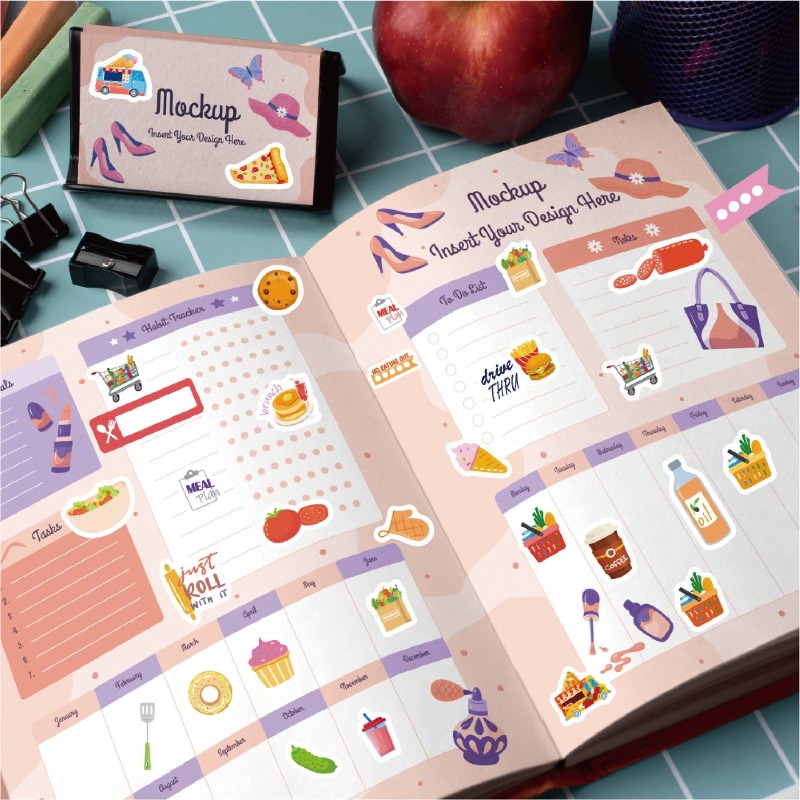Food Planning Stickers Station - Event Support reseña y precio