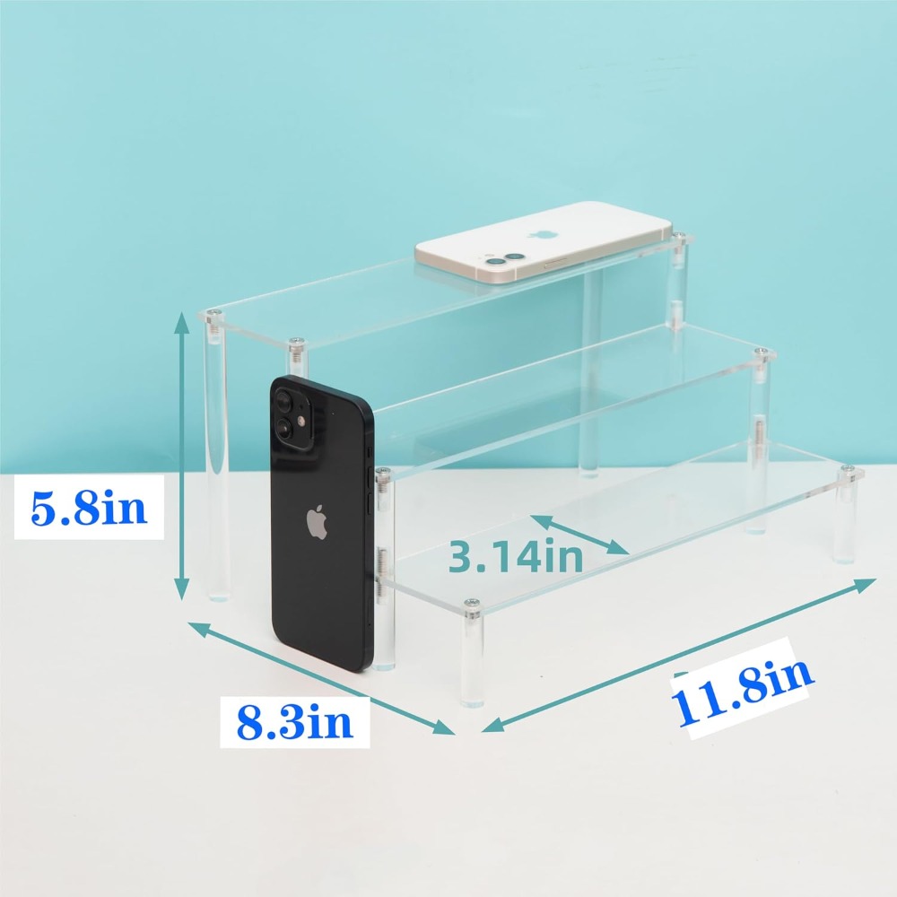 Clear Acrylic 3-Tier Display R - Cupcake Stand Tier reseña y precio