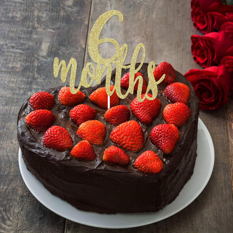 6 Month Banner Happy Half Bann - Party Banner Gold reseña y precio