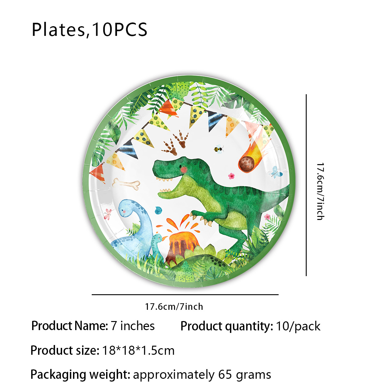 Dinosaur Birthday Disposable T - Table Cloth Disposable reseña y precio
