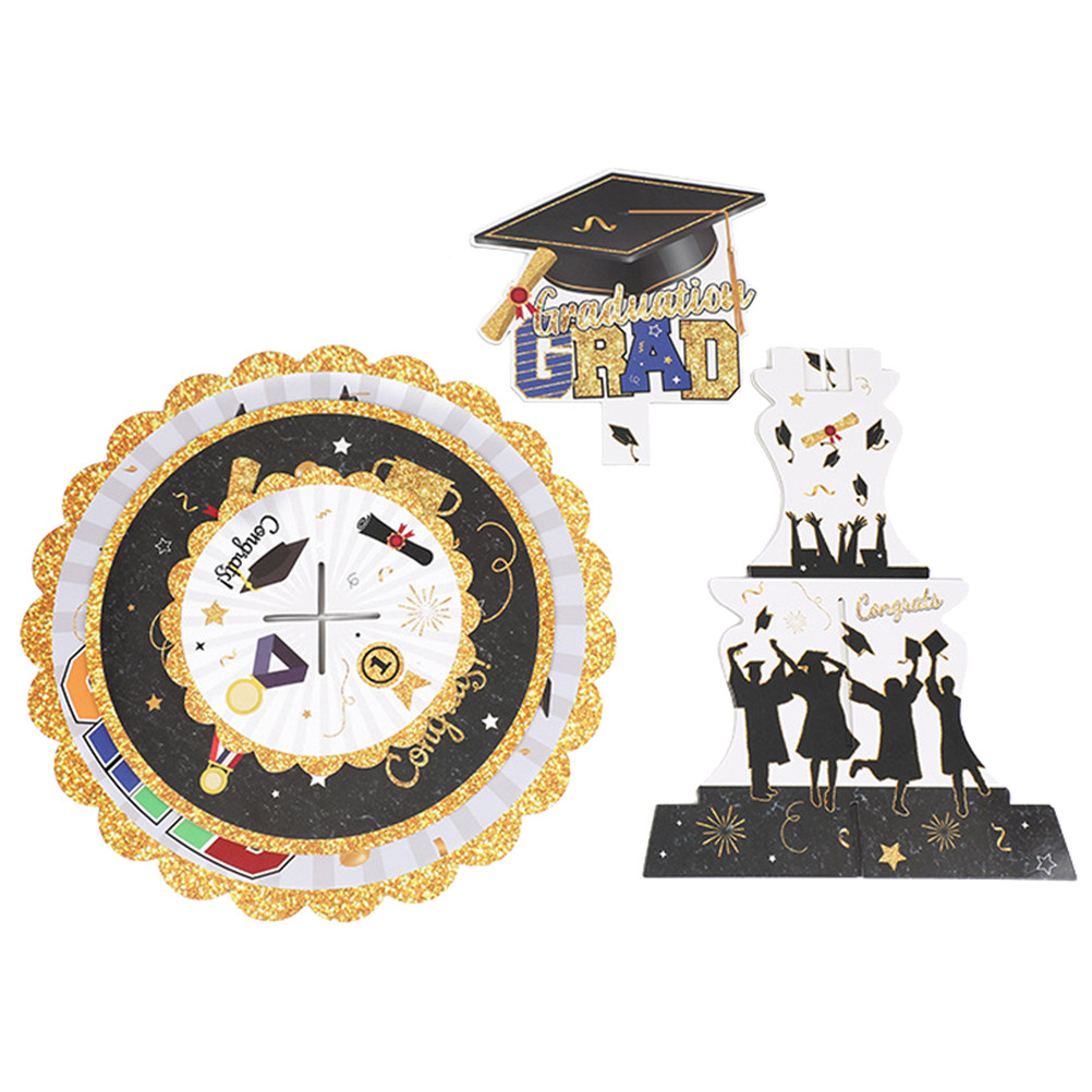 1Set 3-Tier Graduation Cupcake - Cupcake Stand Tier reseña y precio