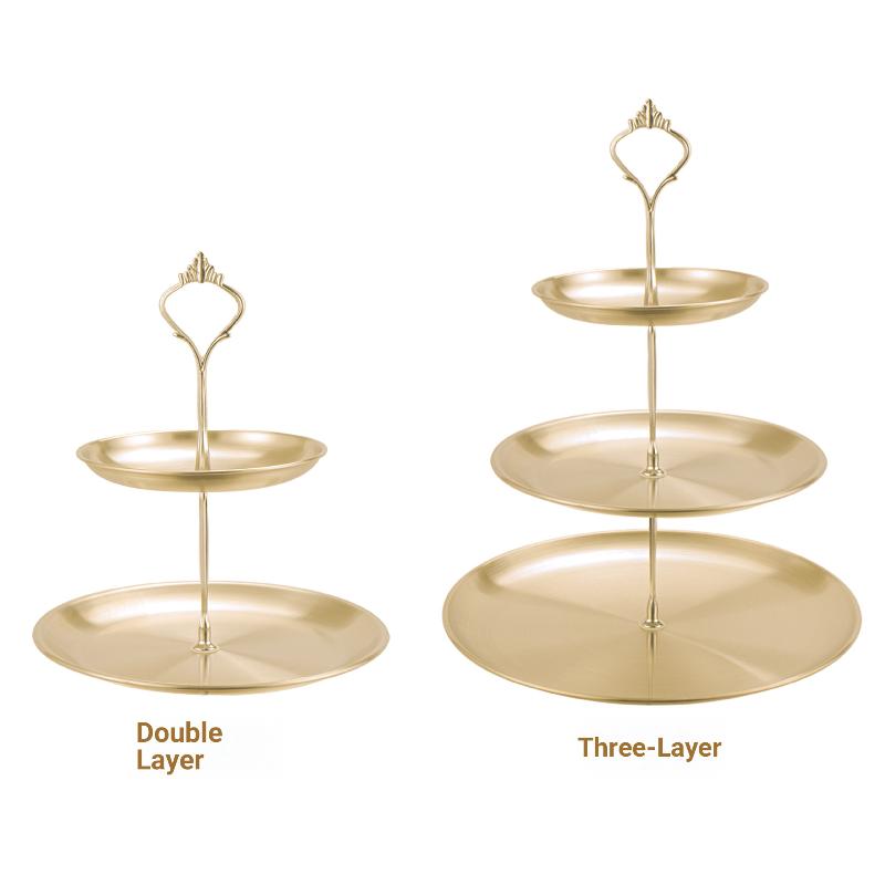 【CPI】Gold Silver 2/3-Tier Cake - Cupcake Stand Tier reseña y precio