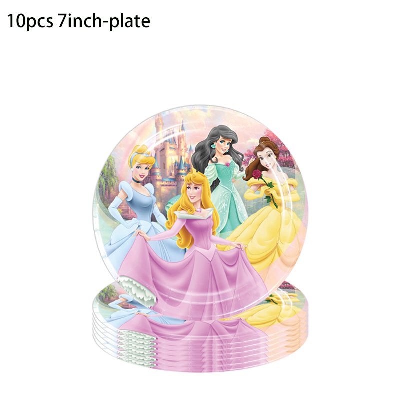 Princess Birthday Party Pink P - Table Cloth Disposable reseña y precio