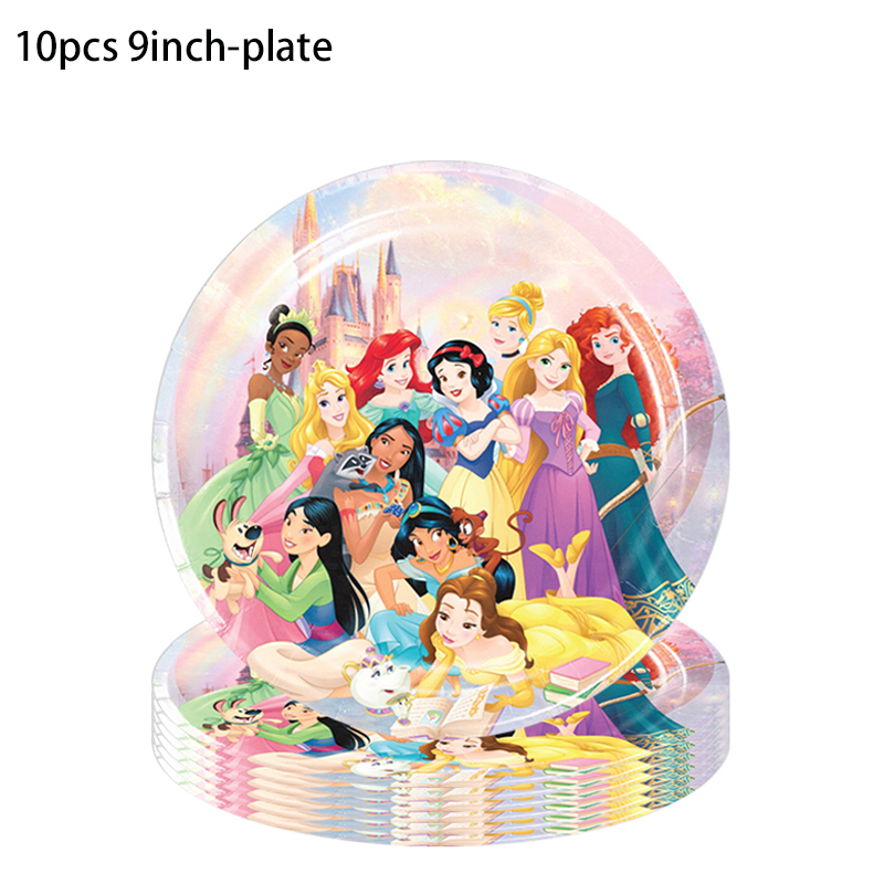 Princess Birthday Party Pink P - Table Cloth Disposable reseña y precio