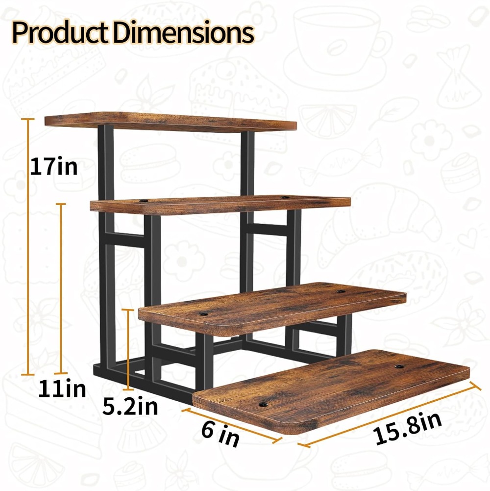 2-Pack Wooden Cupcake Stand fo - Cupcake Stand Tier reseña y precio