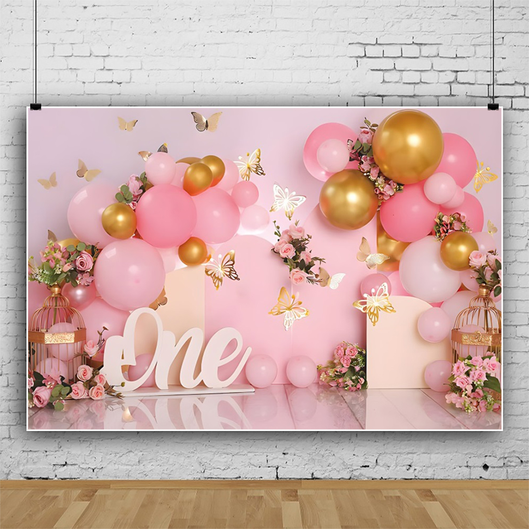 Newborn Baby 1st Birthday Back - Dessert Table Backdrop reseña y precio