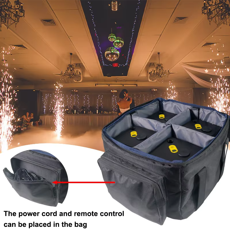 4PACK 350W Mini Cold Spark Mac - Event Party Dj reseña y precio