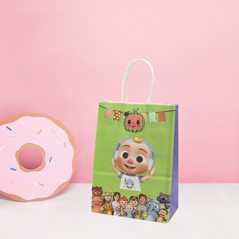 Cocomelons Party Gift Bag Set  - Party Favor Bag reseña y precio