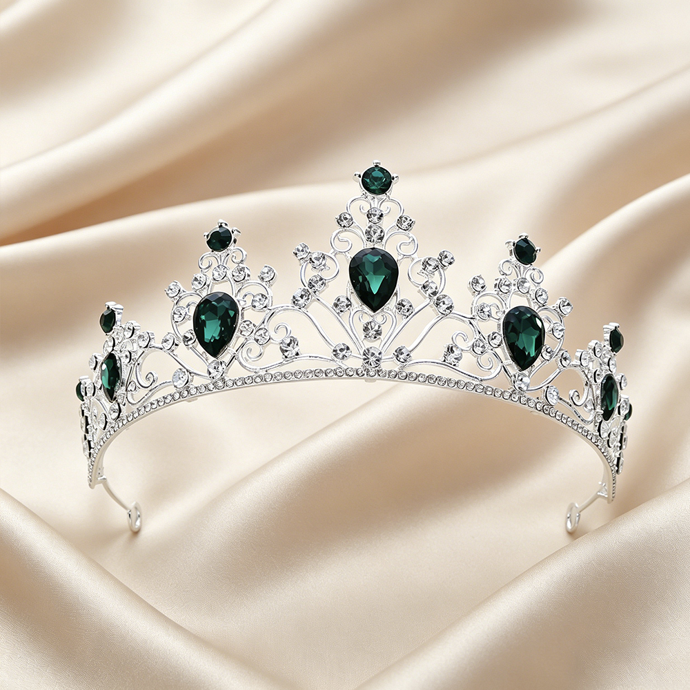 Baroque Bridal Tiara Sparkling - Event & Party Supply Photos reseña y precio