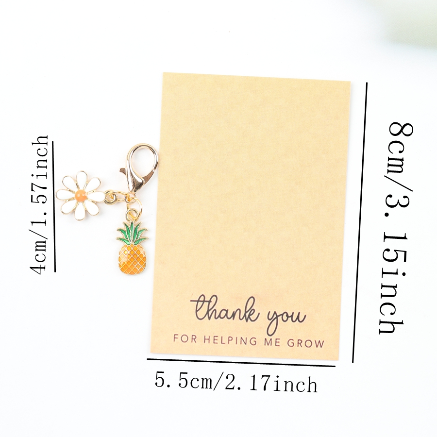 10 Mini Pineapple Keychains, w - Event Party reseña y precio