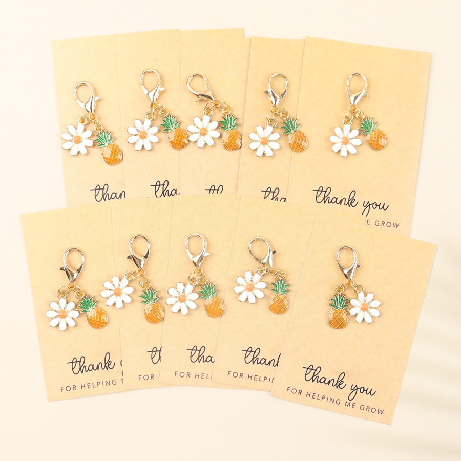 10 Mini Pineapple Keychains, w - Event Party reseña y precio