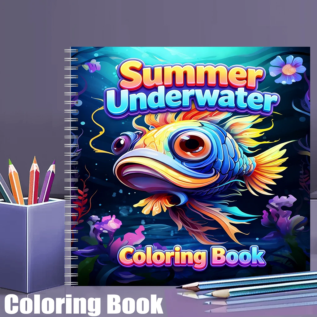 Summer Underwater Coloring Boo - Supply Event reseña y precio