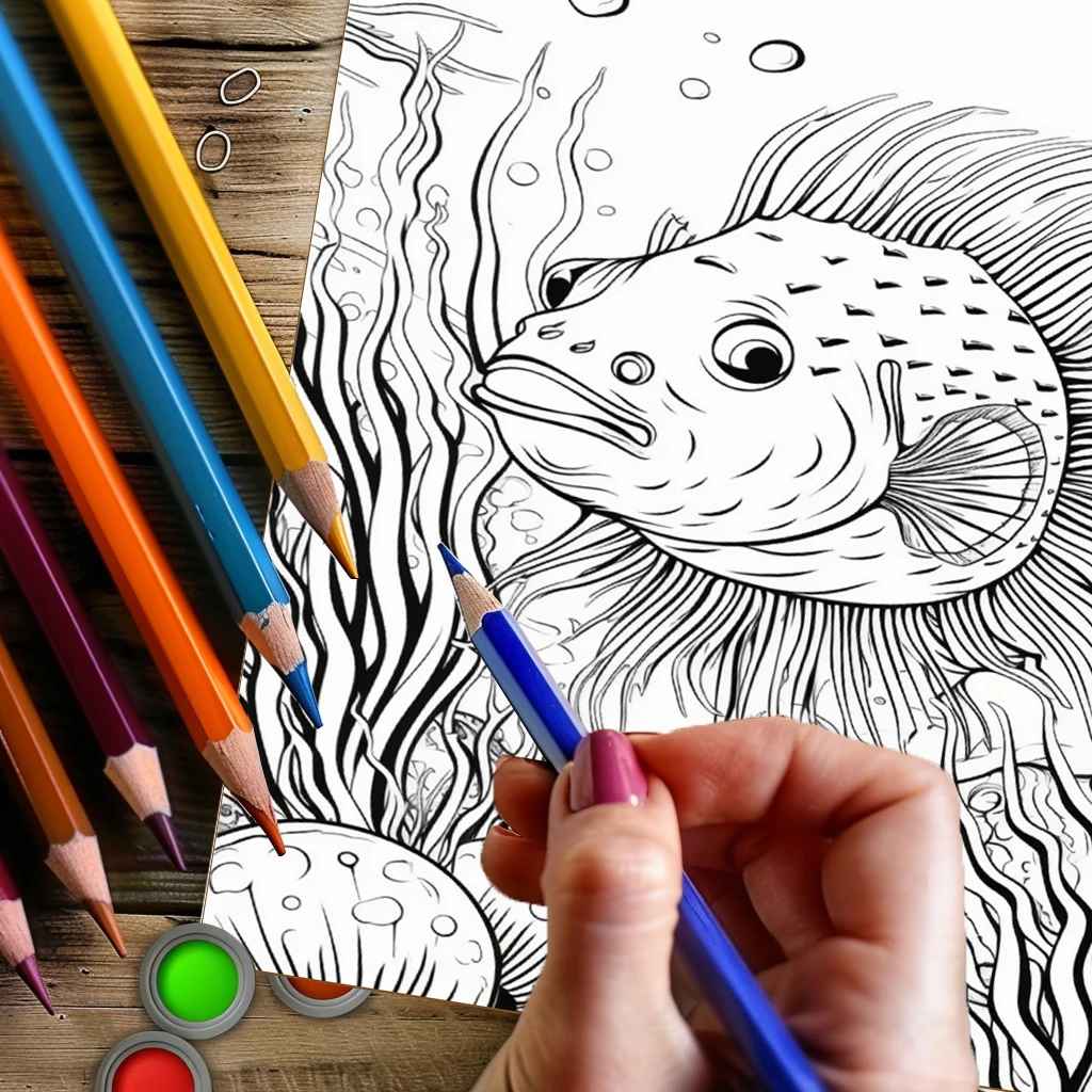 Summer Underwater Coloring Boo - Supply Event reseña y precio